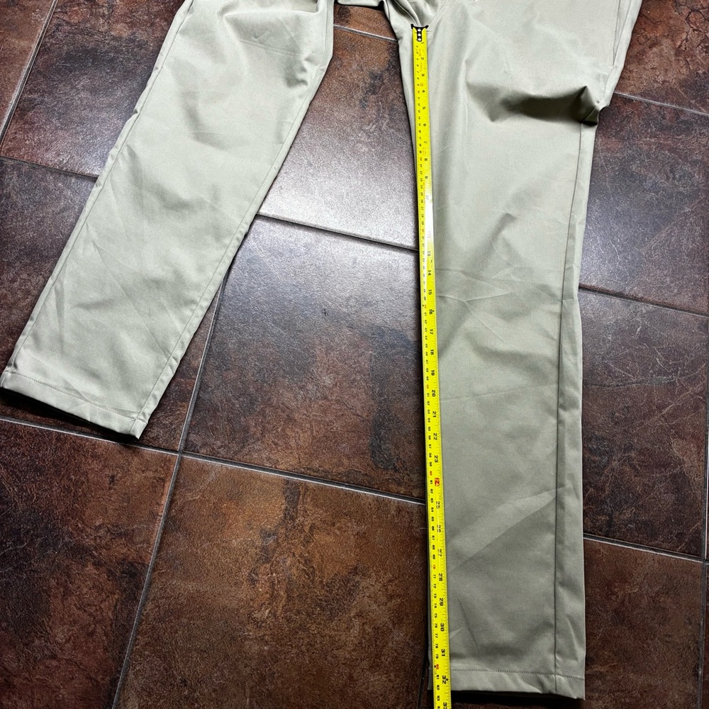 Rhone Mens Tan Chino Pants Size 32 - Picture 7 of 9